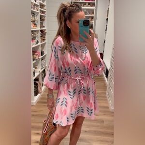 Mud pie flounce dress one size worn once new condition